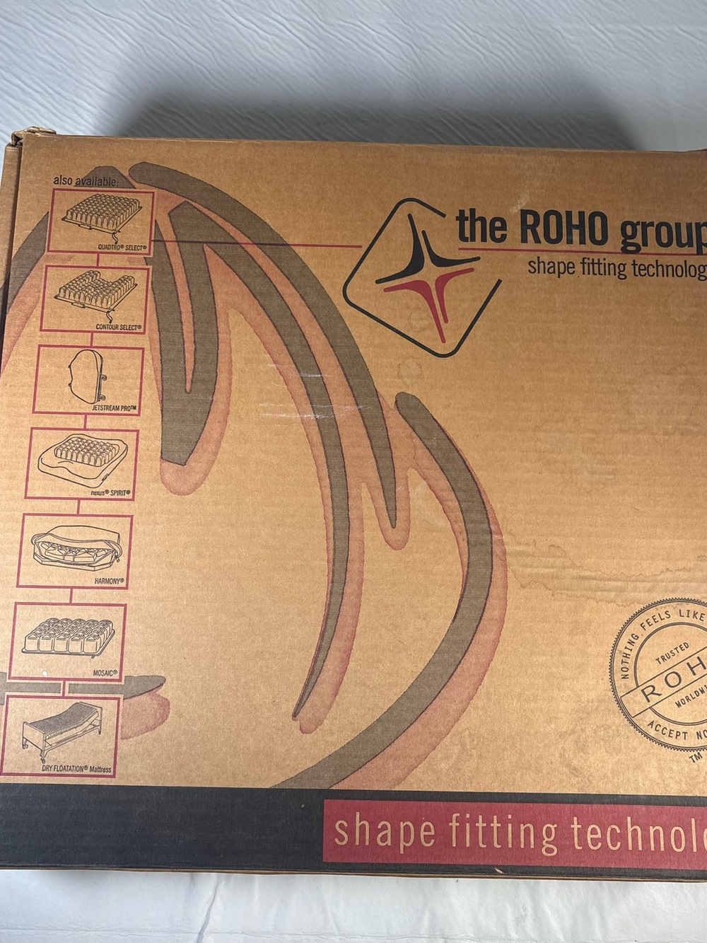 ROHO Quad Select Wheelchair Cushion QS109C 19.5" x 17" x 4.25" and Cover